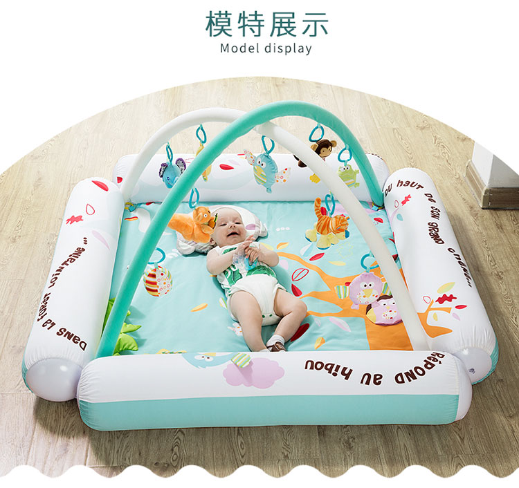 Tapis de jeu pour bébé avec clôture