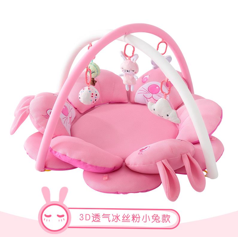 Baby Play Gym With Rabbit Mat