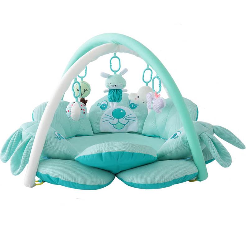 Baby Play Gym With Rabbit Mat