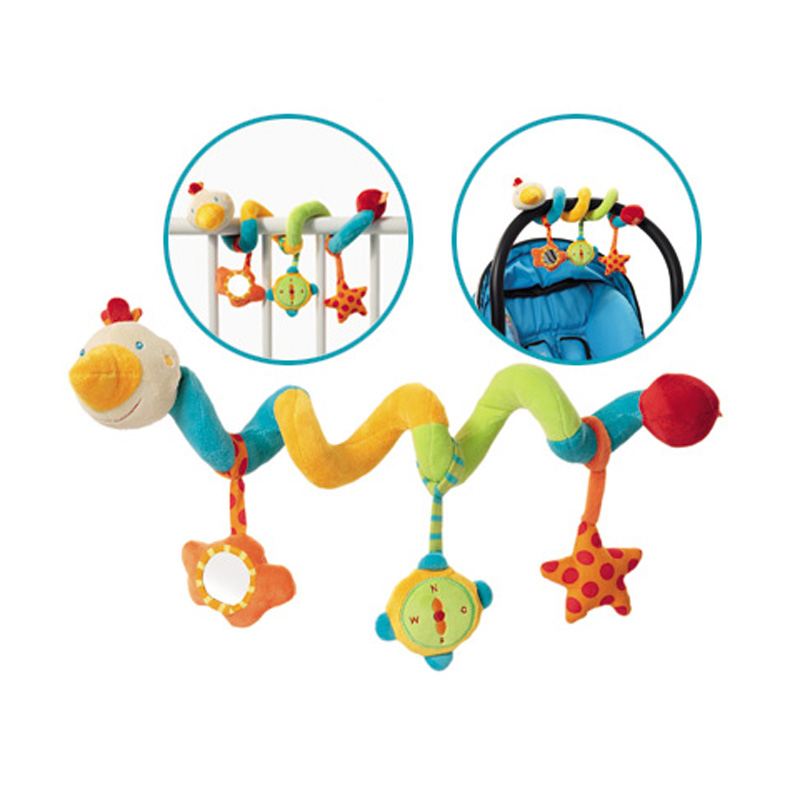 jouets suspendus en spirale