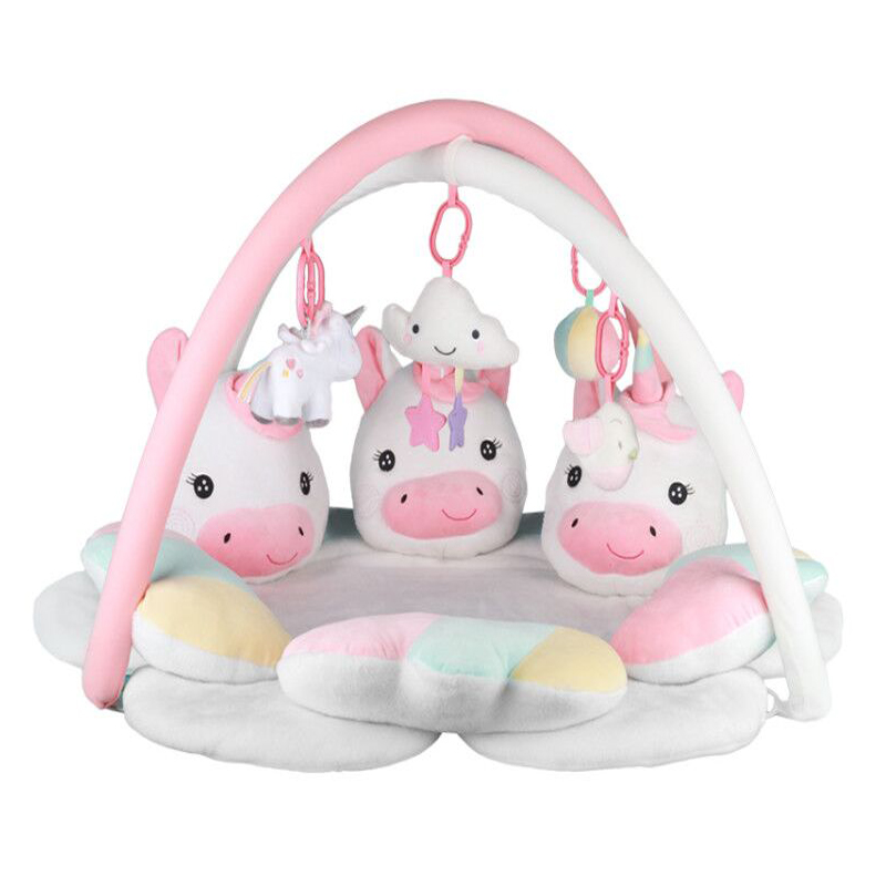 Baby Play Gym With Unicorn Mat