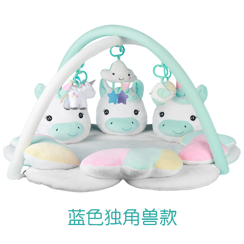 Baby Play Gym With Unicorn Mat