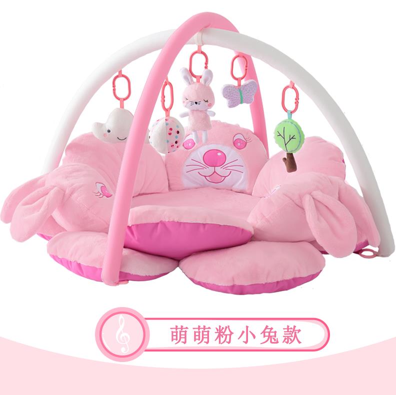 Gymnase de jeu pour bébé avec tapis de lapin