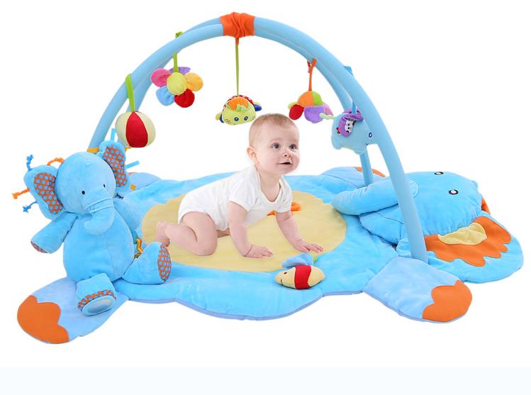 Baby Play Gym With Elephant Mat